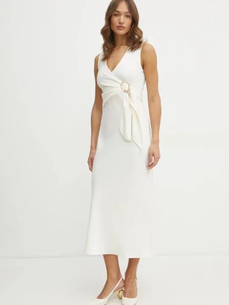 Marella Rochie cocktail Titano Écru bej