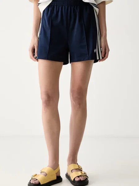 Adidas Originals σορτς Γυναικεία Firebird Classic μπλε