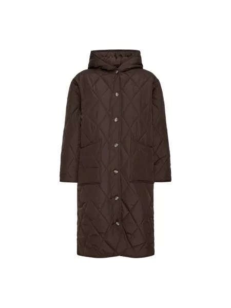 Parka Ichi brązowa