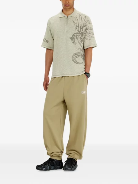 Pantaloni Diesel cu imagine alergare