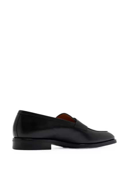 Pantofi loafer Santoni din piele negru
