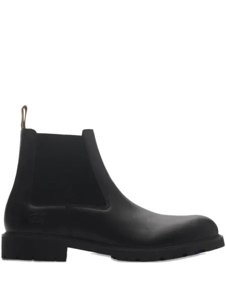 Botine chelsea Burberry din piele negru