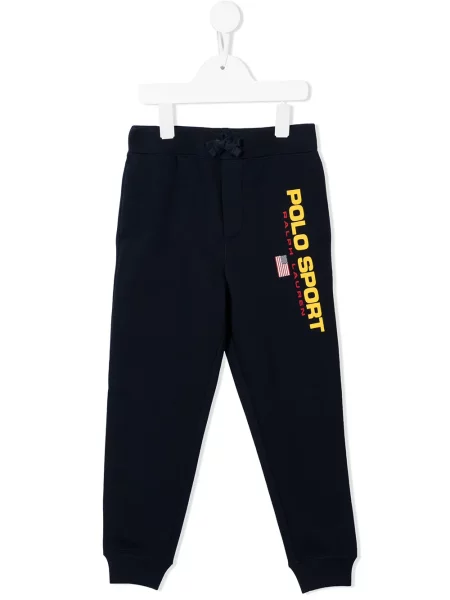Spodnie dziecięce Polo Ralph Lauren niebieskie