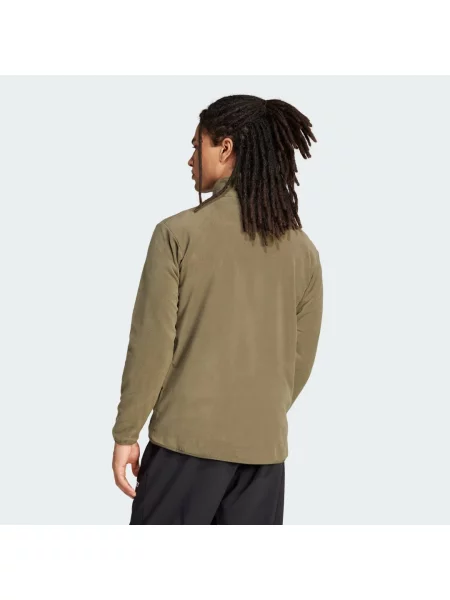 Polar adidas Multi Essentials Fleece Half Zip khaki XS zielony