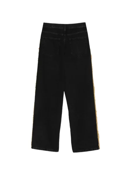 Blugi drepți Ann Demeulemeester negru