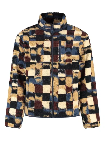 Shiwi Jopa iz flisa kamela / svetlo / mornarska / temno rjava bež