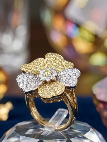 Inel Hyt Jewelry cu model floral