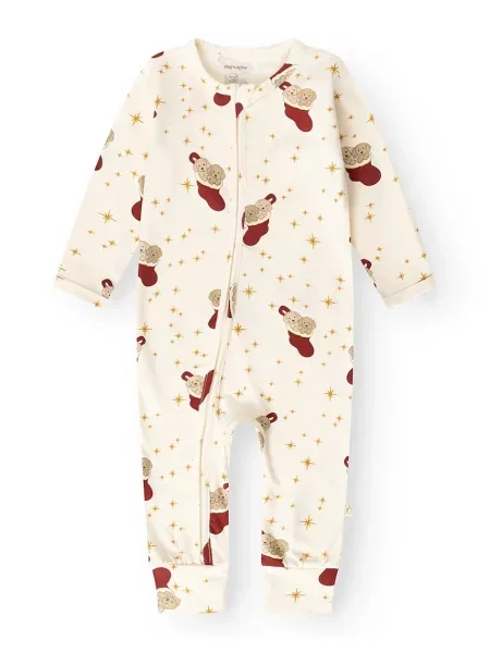 That's mine kombinezon za bebe s pamukom Elliotte onesie bež