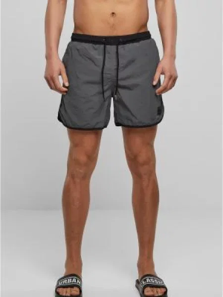 Retro plavalne hlačke Urban Classics črna