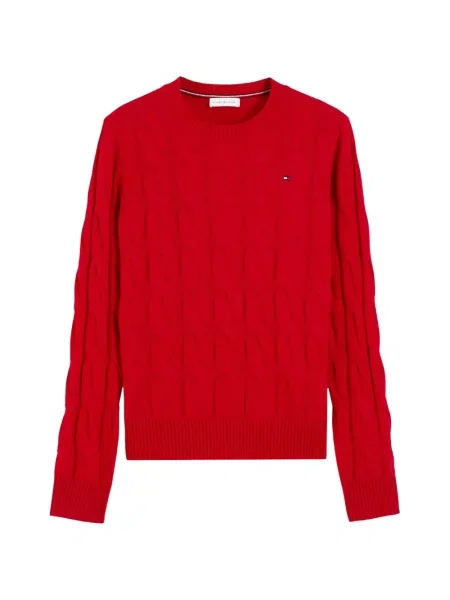 Pulover Tommy Hilfiger roșu