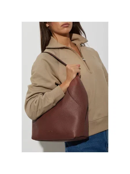 Torebka Furla skórzana brązowa