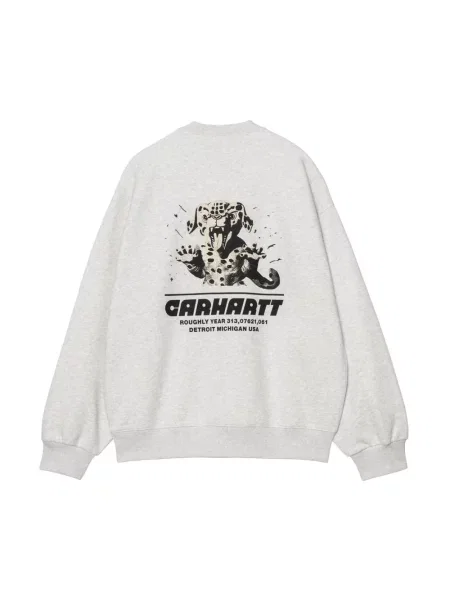 Bluza Carhartt Wip z logo szara