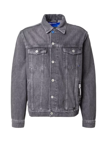 Karl Lagerfeld Jeans Farmer kabát | Longline Fit fekete