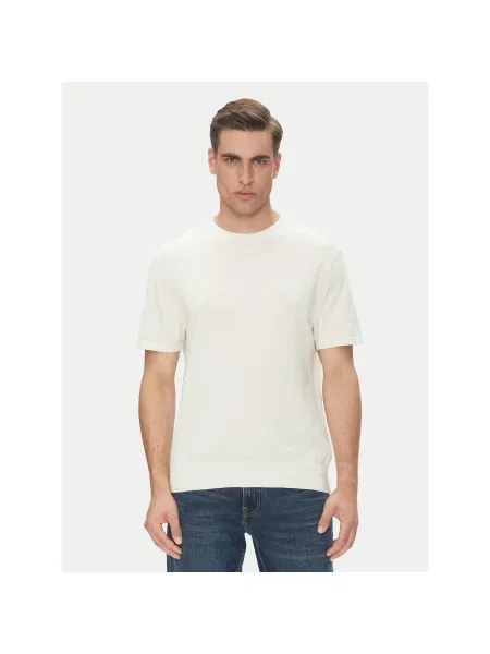 Calvin Klein Póló Supima Ekru Regular Fit