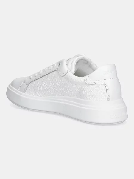 Calvin Klein sportcipő CHUNKY LOW TOP LACE UP MONO fehér