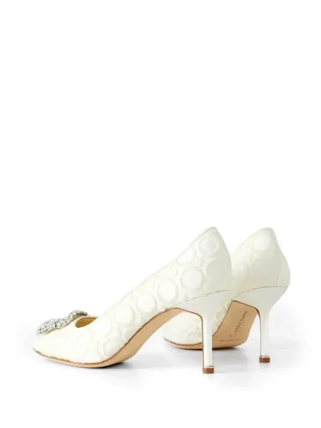 Pantofi cu toc Manolo Blahnik cu cataramă