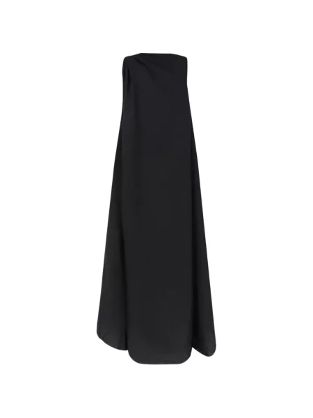 Rochie Lamrons fără mâneci asimetrică negru