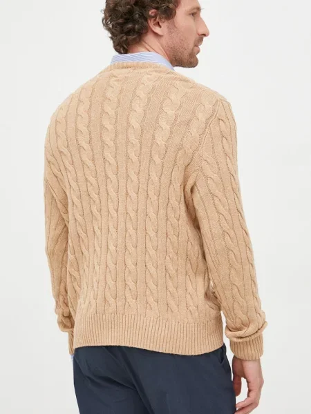 Легкий светр Polo Ralph Lauren бежевий