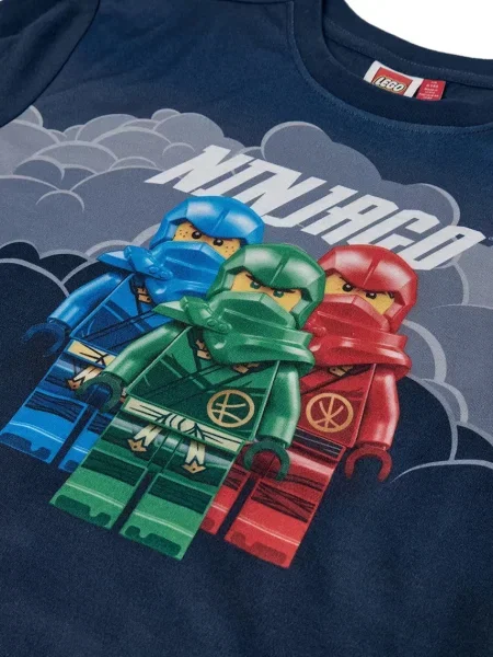 Lego лонгслів дитячий з бавовною LWTAJ