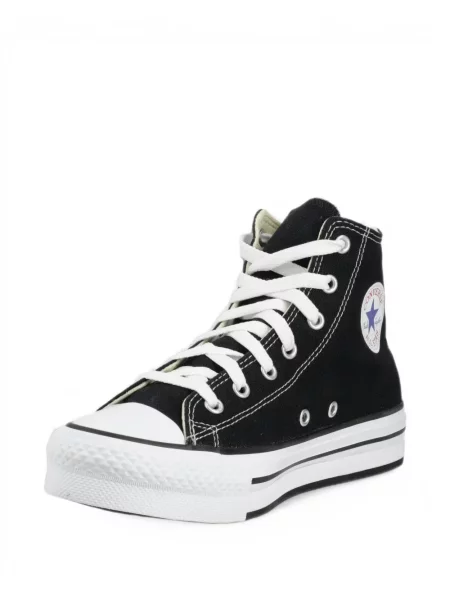 Decupat hanorac cu fermoar Converse clasic cu tepi albastru
