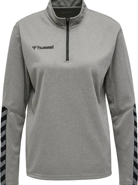 Hummel Športna majica Authentic kamen črna