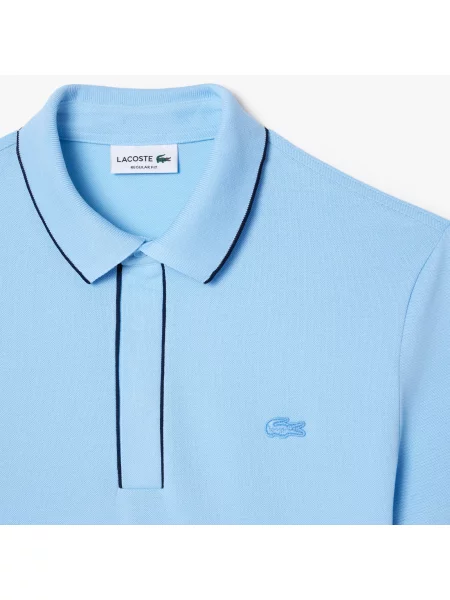 Lacoste Koszulka Polo Z Bawełny Smart Paris Stretch czarna