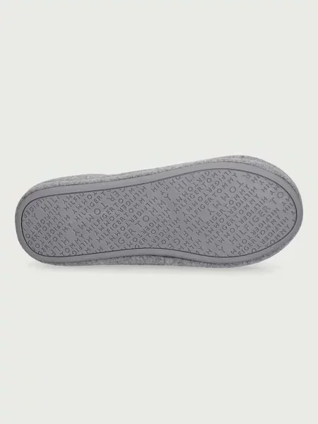 Tommy Hilfiger пантофи мъжки FELT HOUSE SHOE сиво