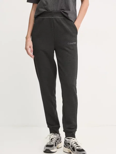 Calvin Klein Performance spodnie dresowe gładkie czarny