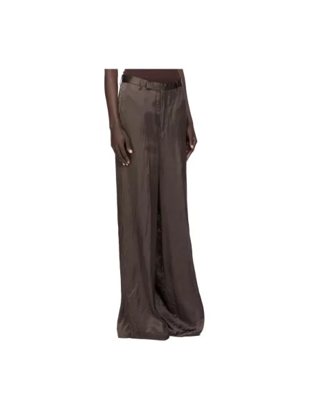 Spodnie Rick Owens brązowe