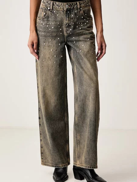 The Ragged Priest blugi wide leg pentru femei