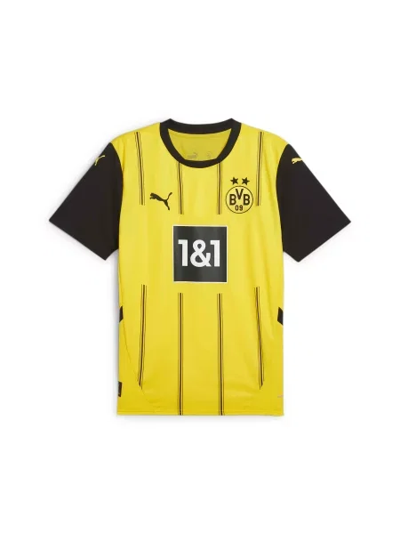 Футболка спортивна PUMA Bvb Home Jersey Replica комбінований верх жовтий