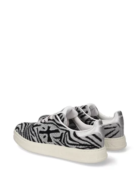 Sneakerși Premiata cu imagine cu model zebră gri