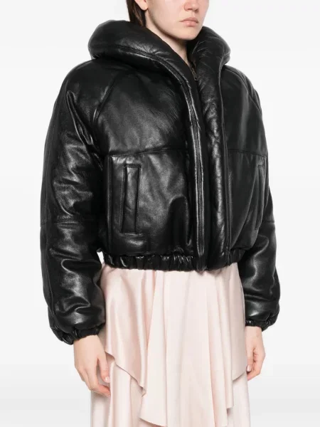 Geanta de piele Chloé negru