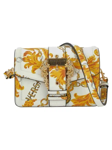 Torebka Versace Jeans Couture skórzana biała