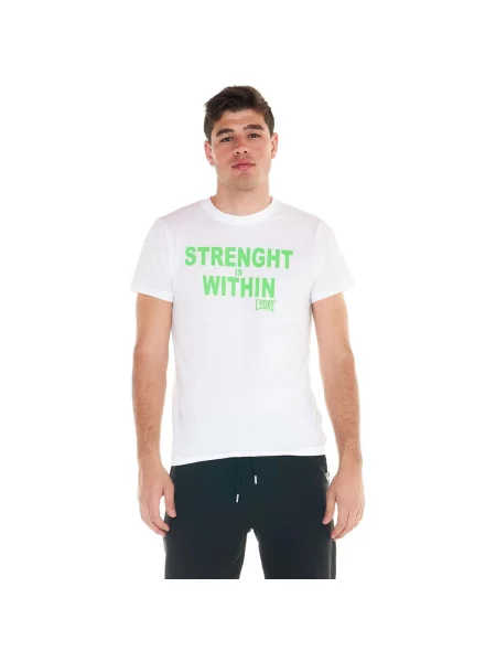 Scurt tricou Leone 1947 cu mâneci scurte alb