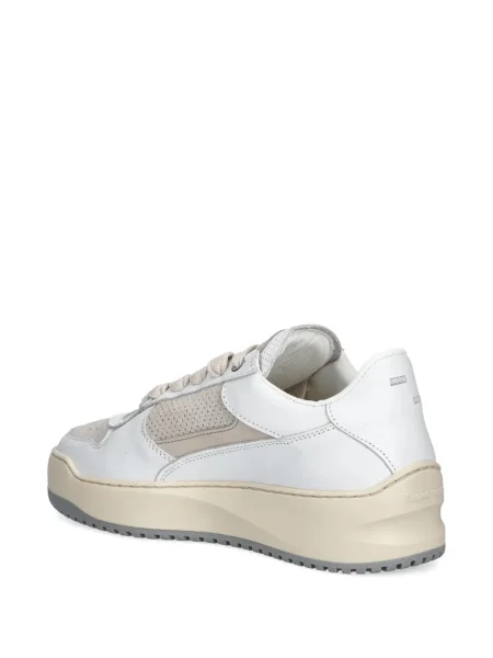 Sneakerși Filling Pieces din piele alb