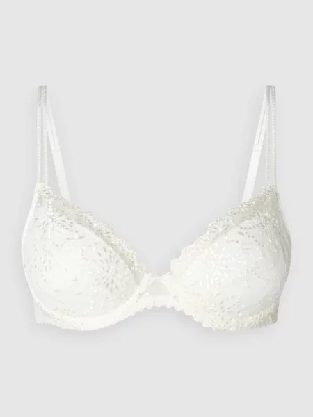 Biustonosz push up z obszyciem koronką model ‘Jane’ Marie Jo biały