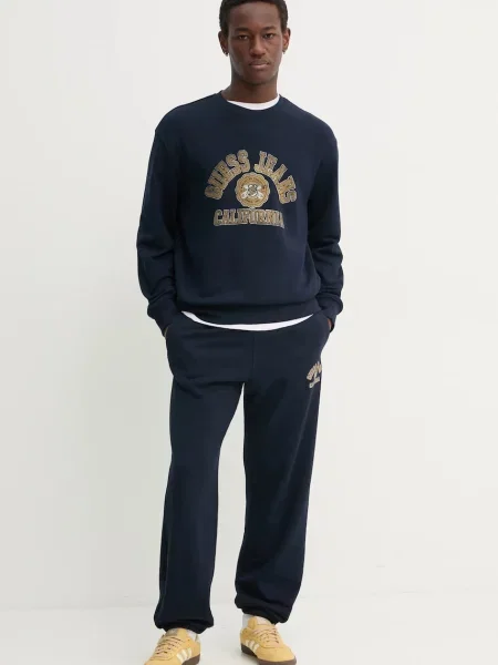 Кофта Guess Jeans з принтом синій
