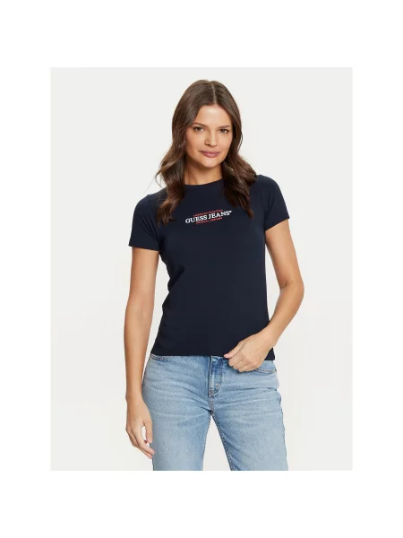 Guess Jeans Футболка Regular Fit cиній