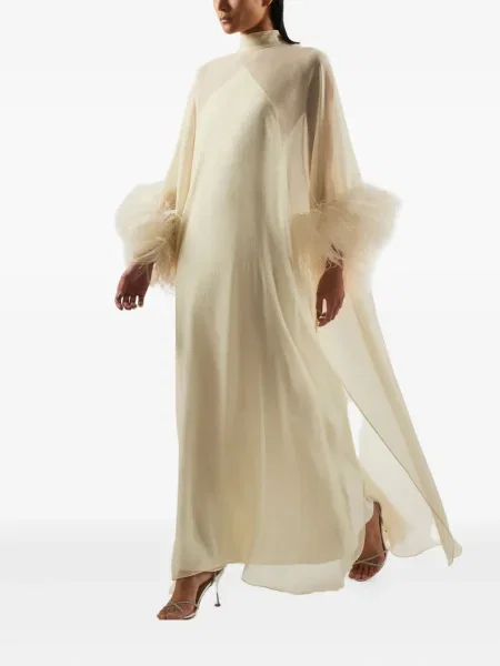 Rochie maxi Taller Marmo cu pene