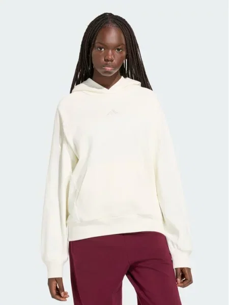 Adidas Світшот Kit Small Logo Hoodie Кремовий