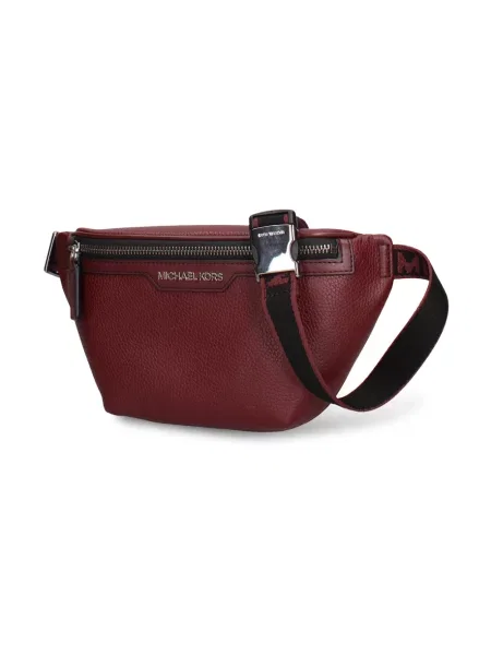 Nerka Michael Kors skórzana z logo czerwona