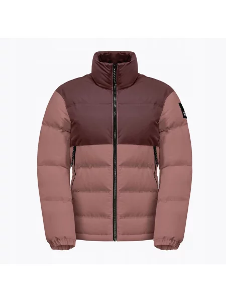 KURTKA ZIMOWA UNISEX Jack Wolfskin ALEX DOWN JKT Z KAPTUREM czerwona