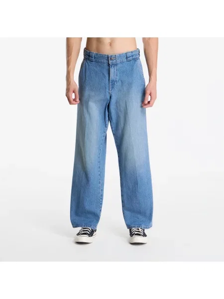 Blugi Dickies Denim Work Pant Blue albastru
