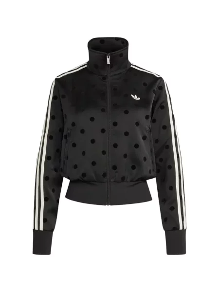 Sneakerși Adidas Predator din satin cu buline alb