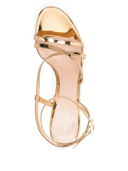 Sandale Gianvito Rossi din piele auriu