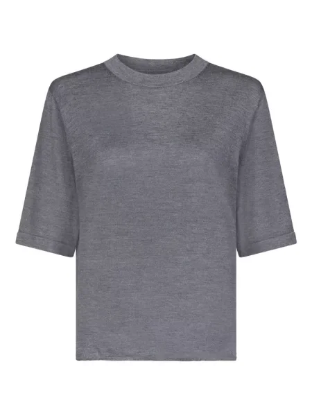Tricou Loulou De Saison scurt gri