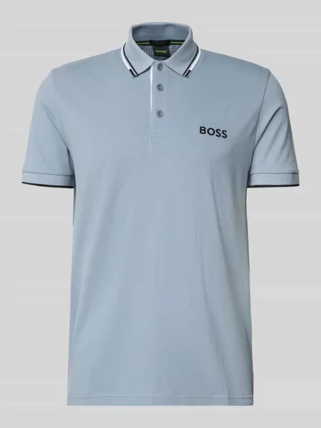 Koszulka polo o kroju regular fit z mieszanka bawełny model PADDY PRO' Boss Green