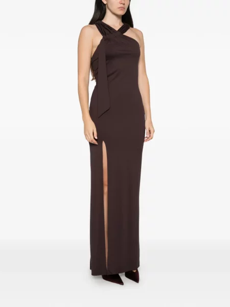Rochie Aniye By cu glugă maro