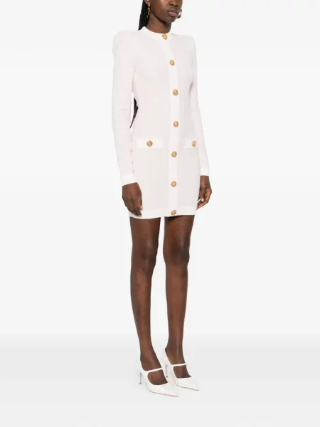 Rochie mini Balmain de costum roz